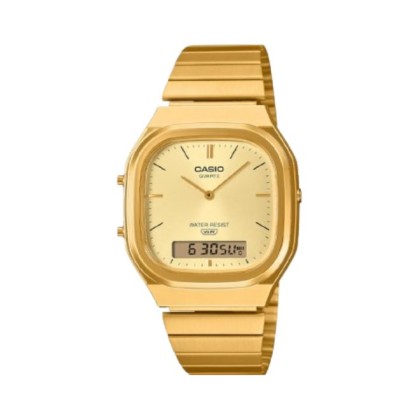 Casio Vintage AQ-240EG-9A Adjustable Clasp Stainless Steel Unisex Watch